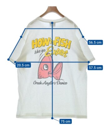 Creek Angler's Device T-shirt/Cut & Sewn White XL 2200494944073 | eBay