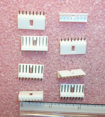 QTY (50) 8 POSITION VERTICAL MALE HEADERS 2.5mm 6202P0800T LANDWIN ROHS