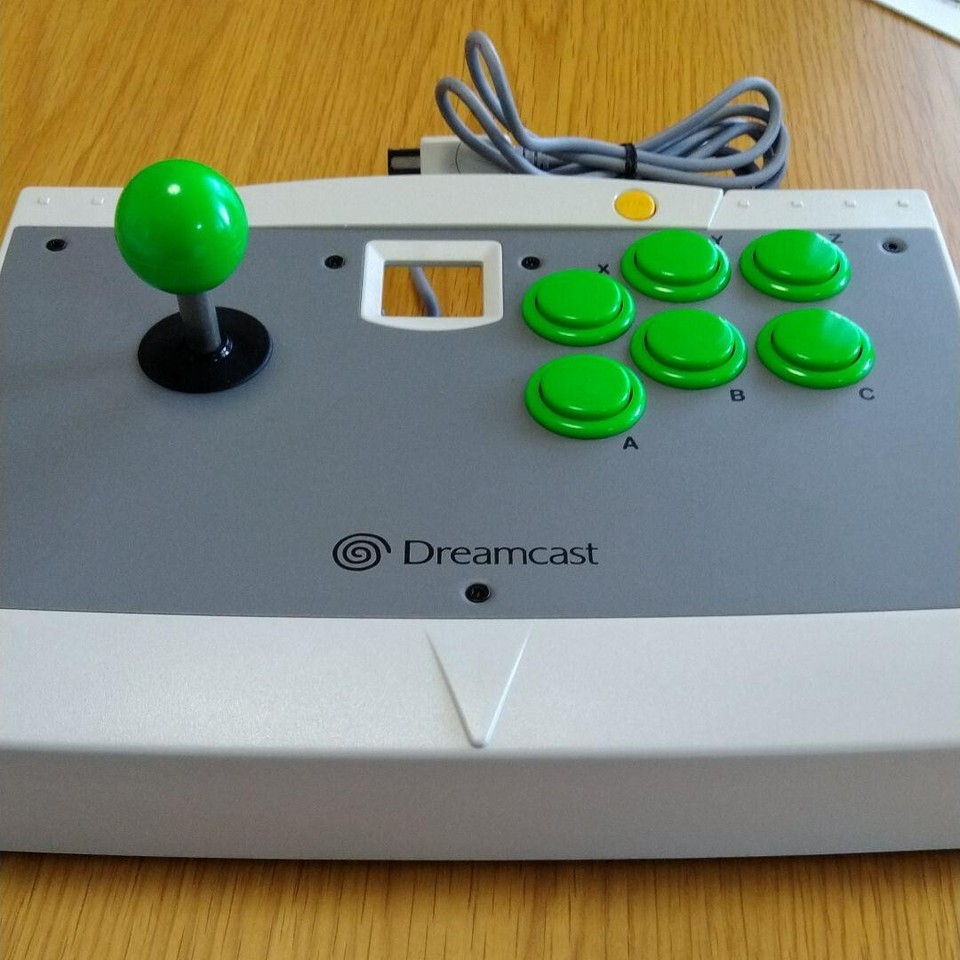 DREAMCAST Arcade Stick HKT 7300 - CONTRÔLEUR avec BOÎTE