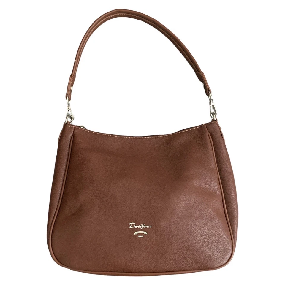 Brown Hand Bag With Detachable Shoulder Strap Designer Bag David Jones - Image 2 of 4