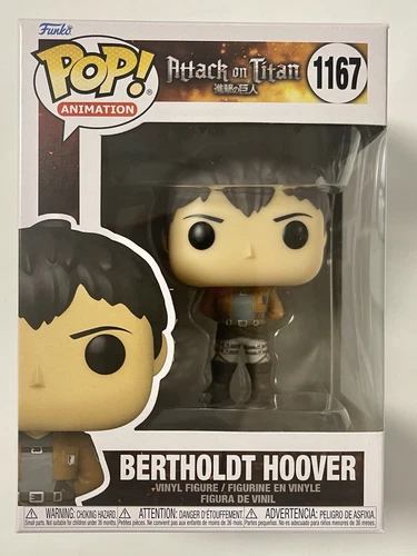 Funko Pop! Animation Bertholdt Hoover #1167 Attack On Titan Colossal AOT 2022