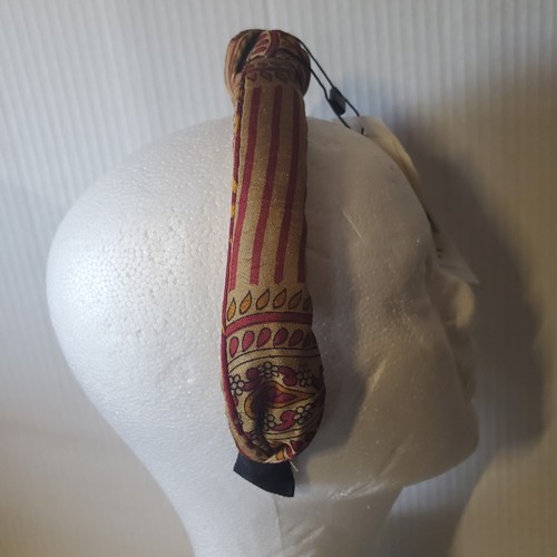 Anthropologie Sissel Edelbo Knotted Recycled SariFabric Hairband Hair Accessory - Picture 6 of 7
