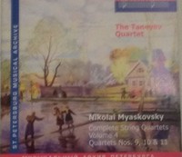 Taneyev Quartet - N. Miaskovsky - Complete String Quartets 4 - Cd - F600Z