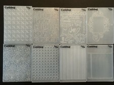 Provo Craft Cuttlebug Assorted Design 4x6 Embossing Folders Lot Of 8