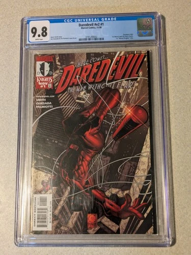 Marvel Comics Daredevil Vol.2 #1 CGC Graded at 9.8