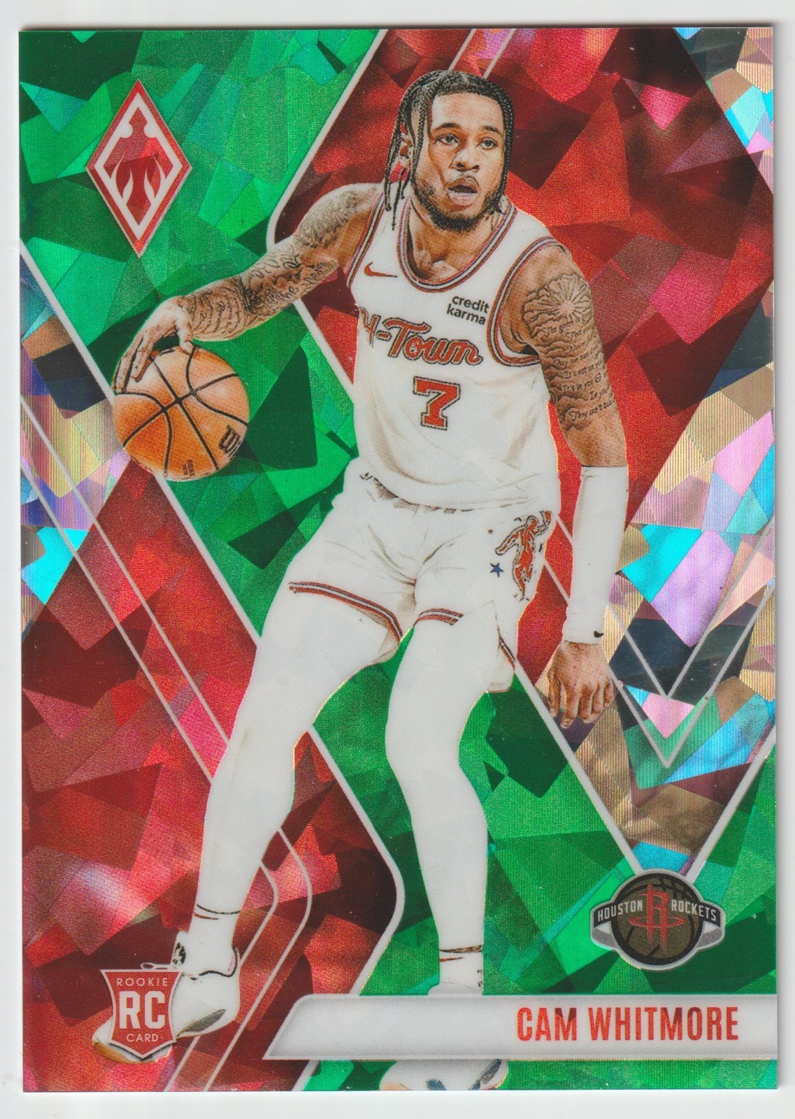 2023-24 Panini Phoenix Cam Whitmore #294 Green Ice Phoenix /149 (RC)