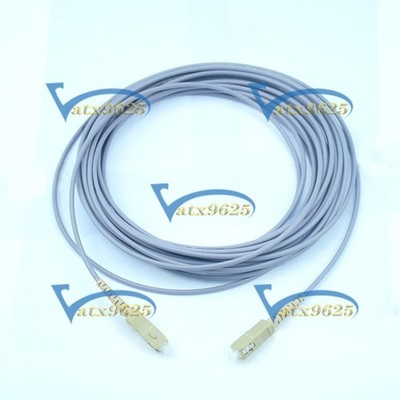 10 meters Armored Multi-mode Simplex Fiber Optic Cable 62.5/125  SC UPC to SCUPC