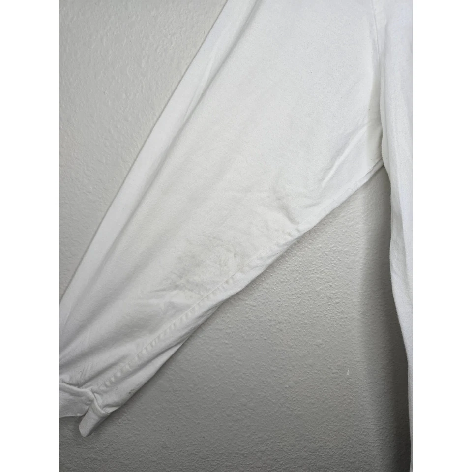 Y2K Timberland Shirt Graphic Long Sleeve White XL Vintage Streetwear Tee 00s - Image 4 of 4