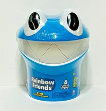 New Rainbow Friends Cyan Coin Bank Collector Bundle w/ (8) Surprises Free S&H