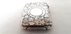 Rare Beautifully Engraved Solid Silver Victorian Vesta Case 1887