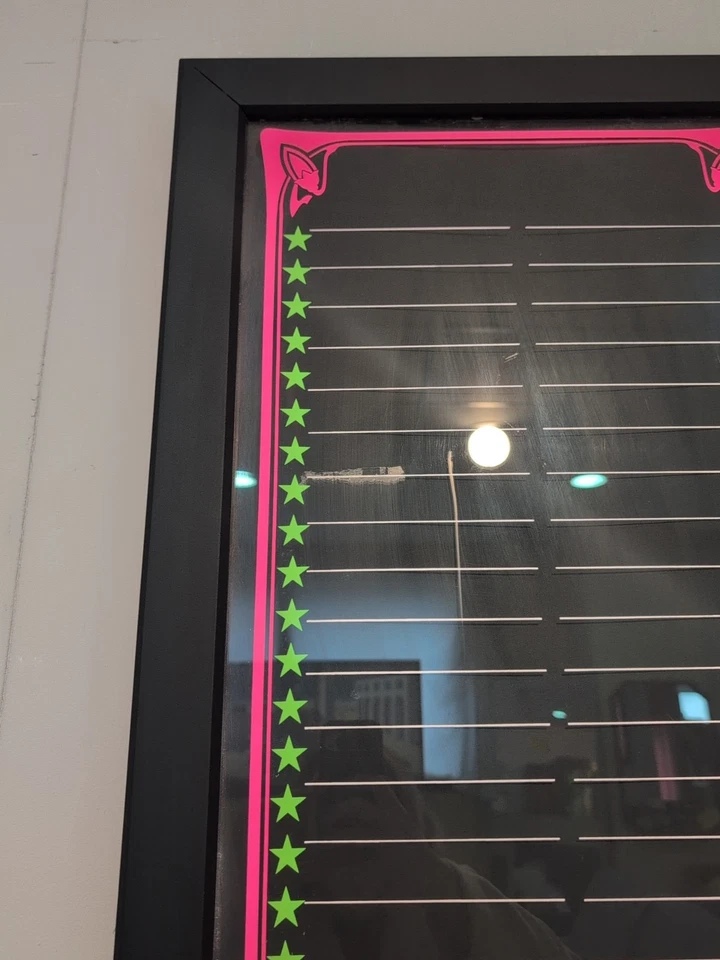 Lavagna Luminosa Menu Ristorante Con Cornice 72x48cm  - Immagine 4 di 4