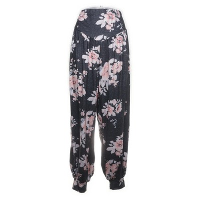 Shein Curve, Haremshose, Größe: 1XL, Schwarz/Mehrfarbig, Elasthan/Polyester #EYI