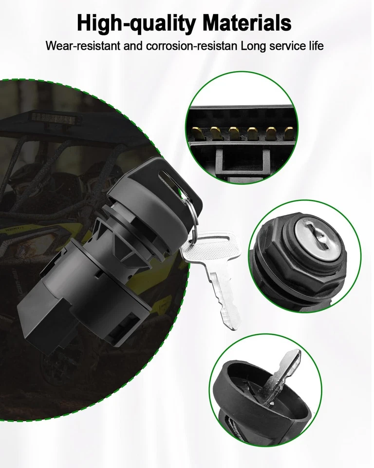 IGNITION KEY SWITCH 710004198 For Can-Am Defender HD5/ Max HD8/ Max HD10 17-21 Foto 4 de 4
