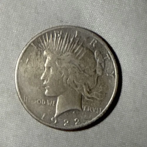 1922 Peace Dollar $1 Circulated US Silver Coin DENVER