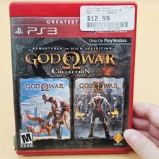 God of War Collection PS3 Greatest Hits Remastered in HD GOW  1 & 2 Rated M 2009