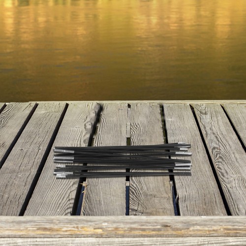 2 Pcs Outdoor Tent Pole Replacement Poles Canopy Frame Awning Support - Picture 4 of 12