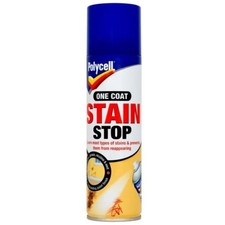 Polycell One Coat Stain Stop Block Aerosol Paint Spray 250ml