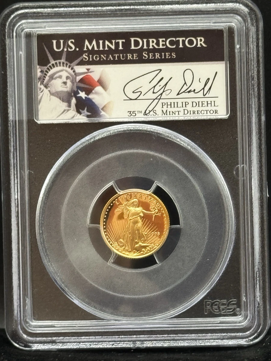 American Eagle PR 69 Graded Proof Gold Bullion Coins 1/10 oz