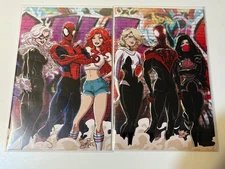 AMAZING SPIDER-MAN #63 & 64 KAARE ANDREWS EXCLUSIVE VIRGIN VARIANT SET LOT OF 2