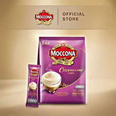 Moccona Instant Coffee Powder Cappuccino 3in1 Freeze Dried Creamy