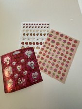 Strawberry Shortcake Inspired Sticker Sheets Lot Licensed  Mixed Kawaii Cute