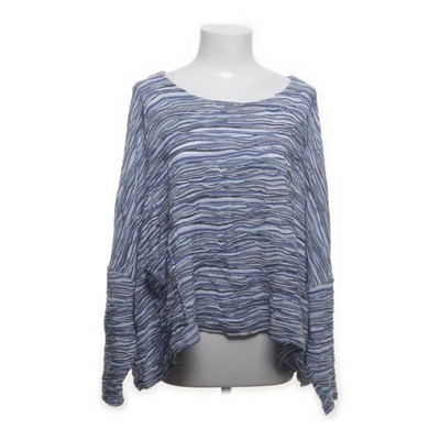 Ralston, Strickpullover, Größe: M, Blau/Grau/Weiß/Mehrfarbig, Leinen, Zebra #5vb