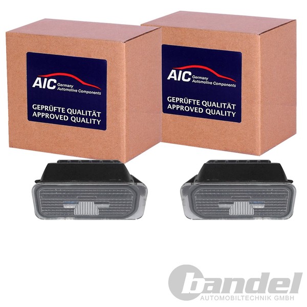 2X AIC Kennzeichenleuchte Passend FüR Ford C-MAX Ecosport Fiesta Focus Galaxy-image
