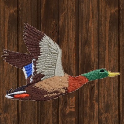 Duck Embroidered Patch   Iron On