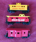 Tyco, Life Like,  HO cabooses. Union Pacific, Southern Pacific, Rock Island — photo 2