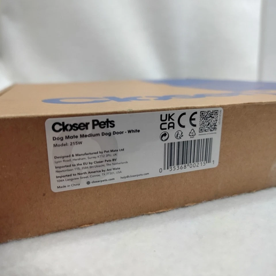 Мультиизоляционная дверца для домашних животных Dog Mate средняя для собак/кошек NIOB до 18 дюймов - Изображение 2 из 4