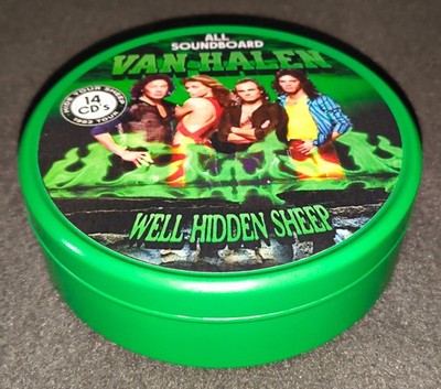 Van Halen Well Hidden Sheep 1982 Tour Collectible Metal Canister 14 disc set NEW