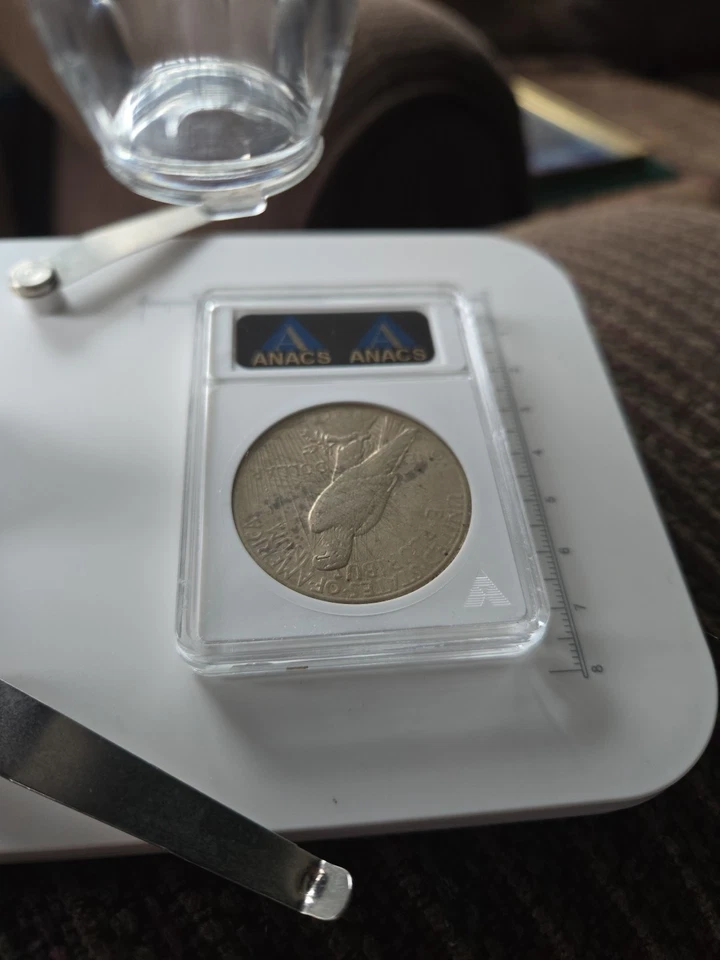 1922-S PEACE DOLLAR EF 45 DE TAILS - Image 2 of 4