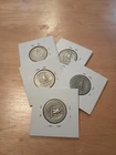 (5) 1940's Washington Quarters 90% Silver Content Circulated