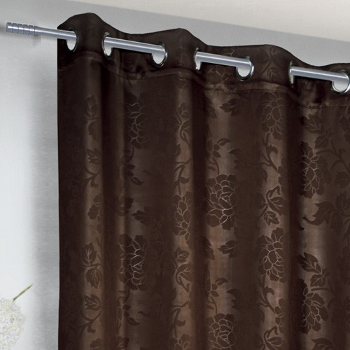 Ösenschal Verdunkelung Marita braun Verdunklungsvorhang Vorhang Gardine Angebot - Bild 2 von 5