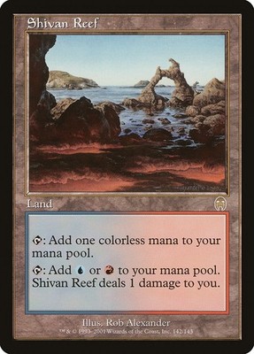 MTG Magic the Gathering Shivan Reef (142/148) Apocalypse LP