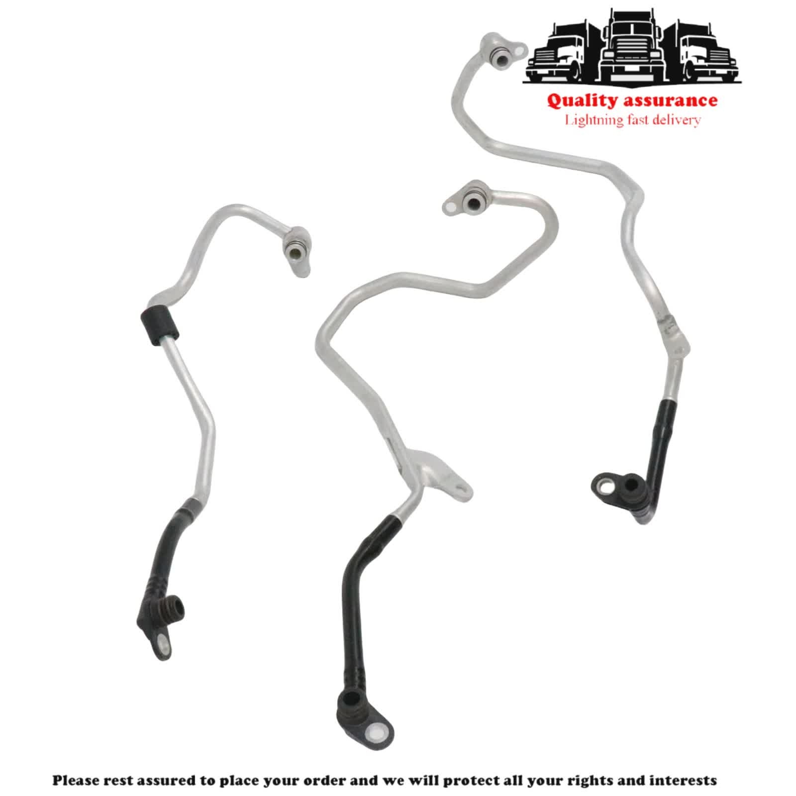3x Quality Aluminum Turbo Coolant Line For Mercedes Benz CLS550 E550 CL63 AMG