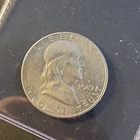 1949-S Franklin Silver Half Dollar Details About Uncirculated Condition, Cleaned