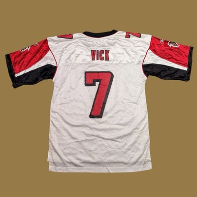 Reebok NFL Michael Vick #7 Atlanta Falcons White On Field Jersey