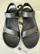 Teva Hurricane Drift Women's Sandal Size 11, Men’s 9 Black NWT Retails $45.00