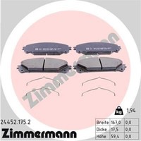 Zimmermann BremsbeläGe Vorne FüR Toyota RAV 4 IV Previa III Lexus RX NX