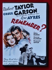 REMEMBER? 1939 DVD Robert Taylor / Greer Garson / Lew Ayers As New All Region