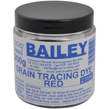 Image of Bailey 3590 Drain Tracing Dye - Red