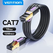 Cat 7 Ethernet Cable 10Gbps High Speed Flat Gigabit STP RJ45 LAN Cable Cat7 Netw