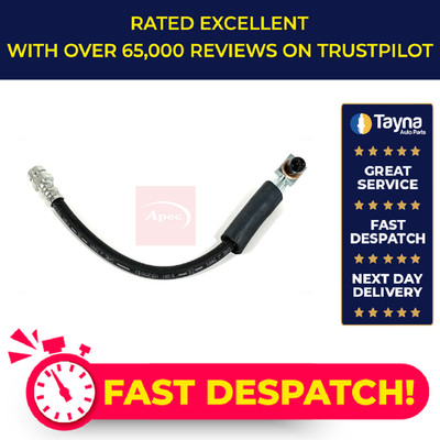 Brake Hose fits SKODA OCTAVIA Mk3 1.8 Rear 12 to 20 Hydraulic 5Q0611775F Apec