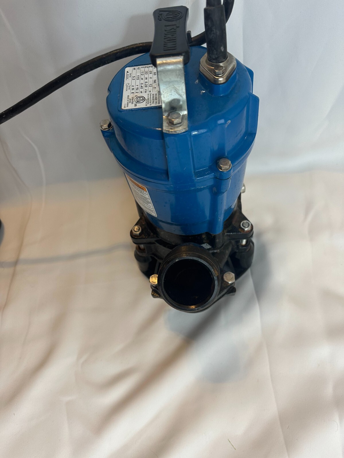 Tsurumi HS2.4S62 HS2.4S; semiVortex Submersible Trash Pump w