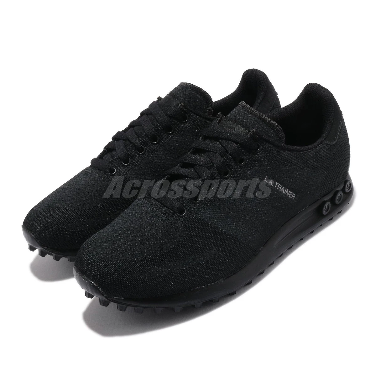 adidas Originals LA Trainer Weave Triple Black Men Casual Shoes S78340 | eBay