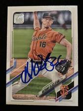 ANTHONY DESCLAFANI Signed 2021 Topps Update Baseball Card #614 Reds Giants AUTO