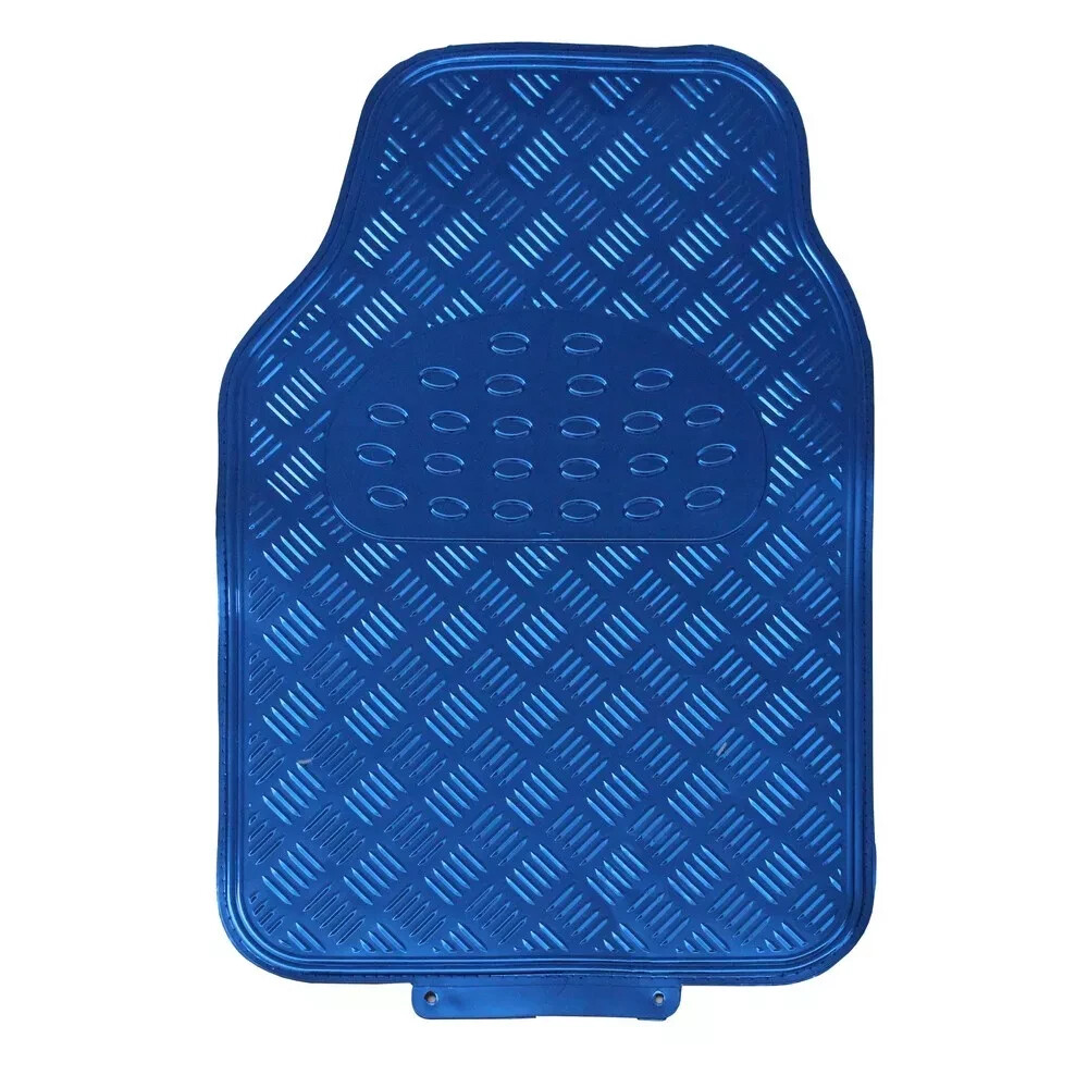 JVL PVC Titan 4 Piece Car Mat Set, Universal - Blue - Groceries