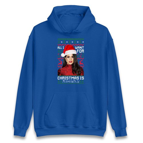 All I Want For Christmas is Meghan Christmas Hoodie,Royal Family Christmas Hood - Picture 6 of 6