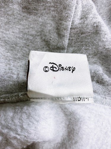 Walt Disney World 2000 Hoodie Size M Gray Full Zip Pockets Long Sleeve - Picture 8 of 8